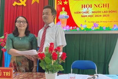 HỘI NGHỊ VIÊN CHỨC VÀ NGƯỜI LAO ĐỘNG NĂM HỌC 2024-2025